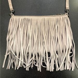 Sorial fringe suede crossbody purse